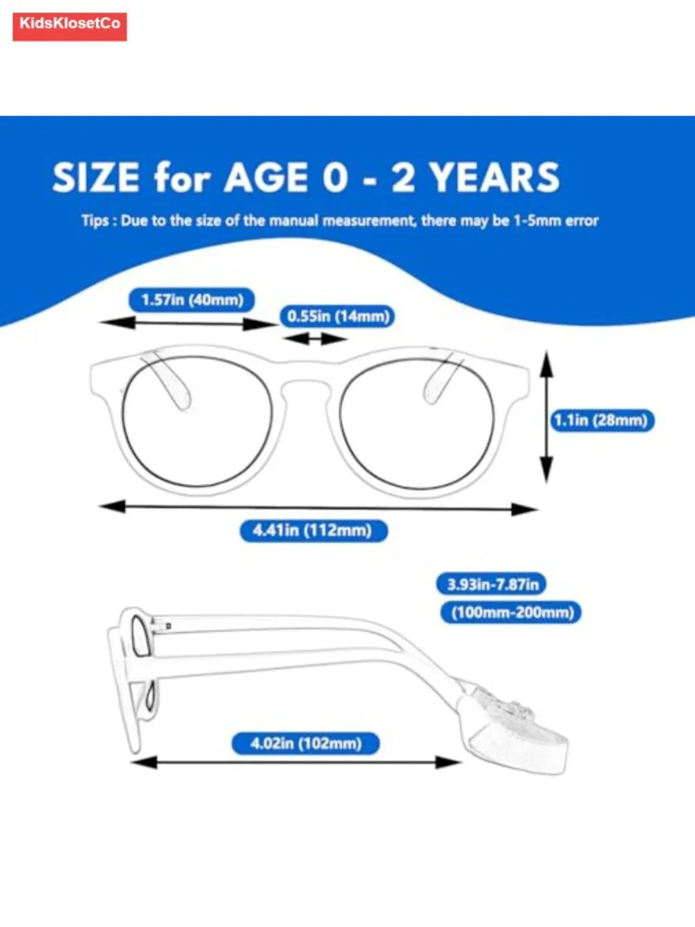 Toddler Polarized Sunglasses UV400 with Strap 2-Pack